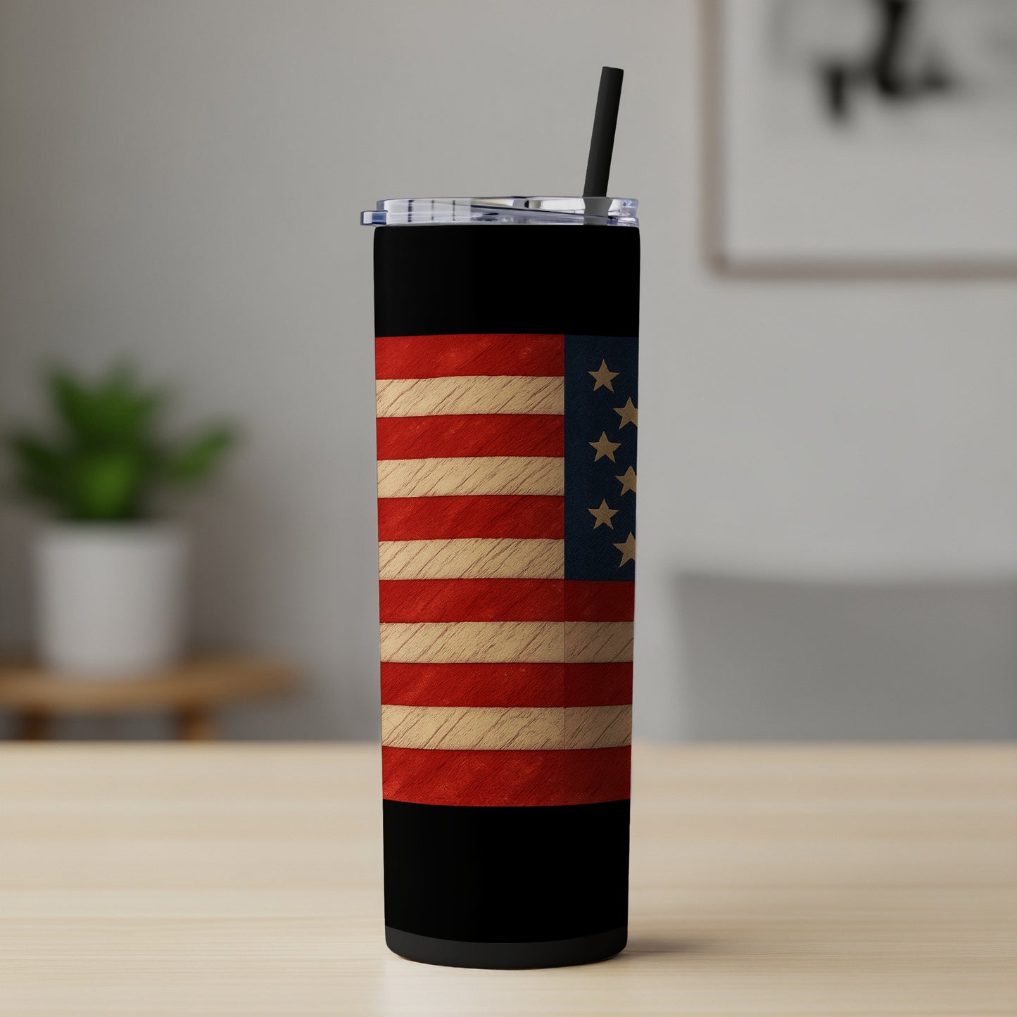 Patriotic US Flag Design Printed Tumbler product