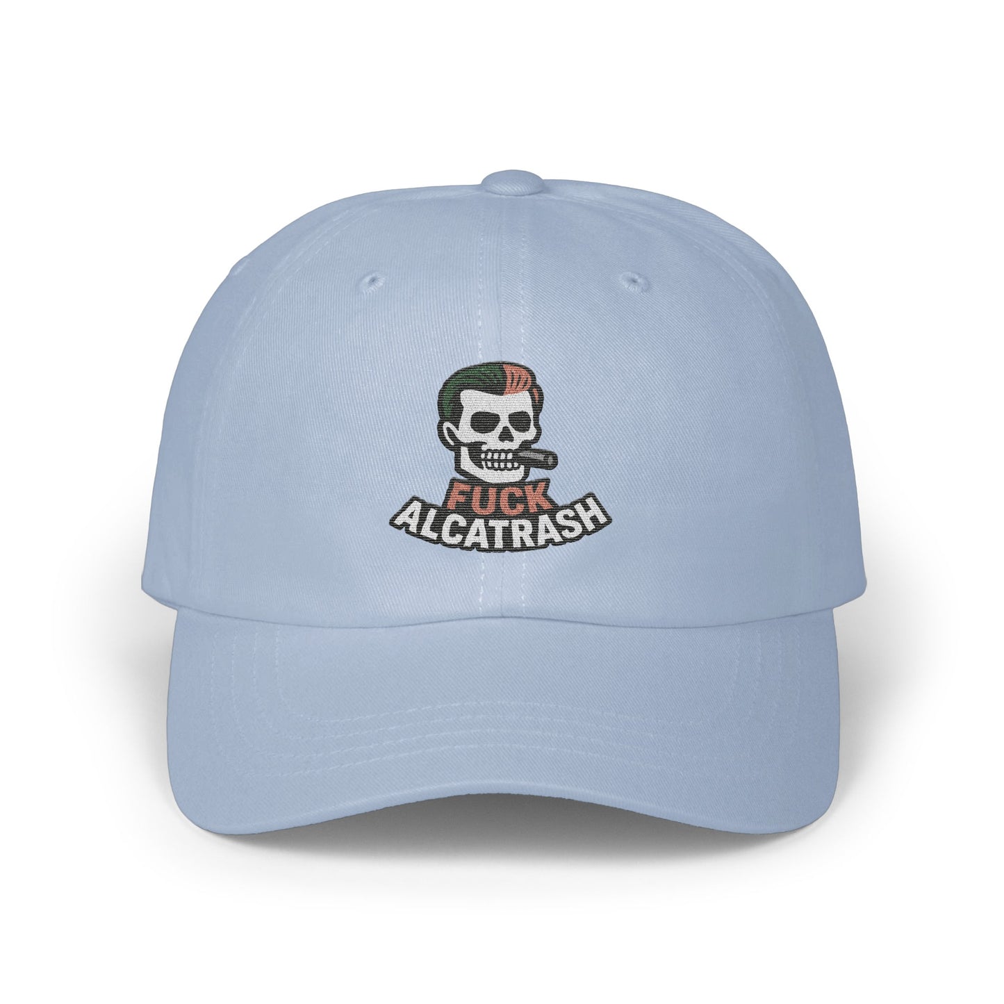 Fuck Alcatrash Skull Emblem Embroidered Cap product
