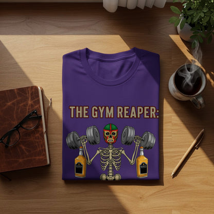 The Gym Reaper Graphic Tee Shirt Fitness Product