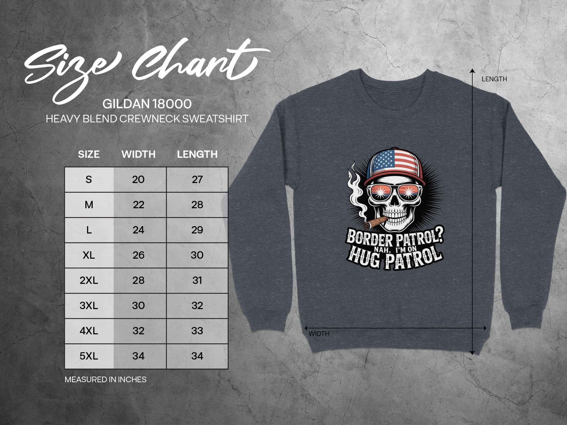Border Patrol Nah I'm On Hug Patrol Sweatshirt product