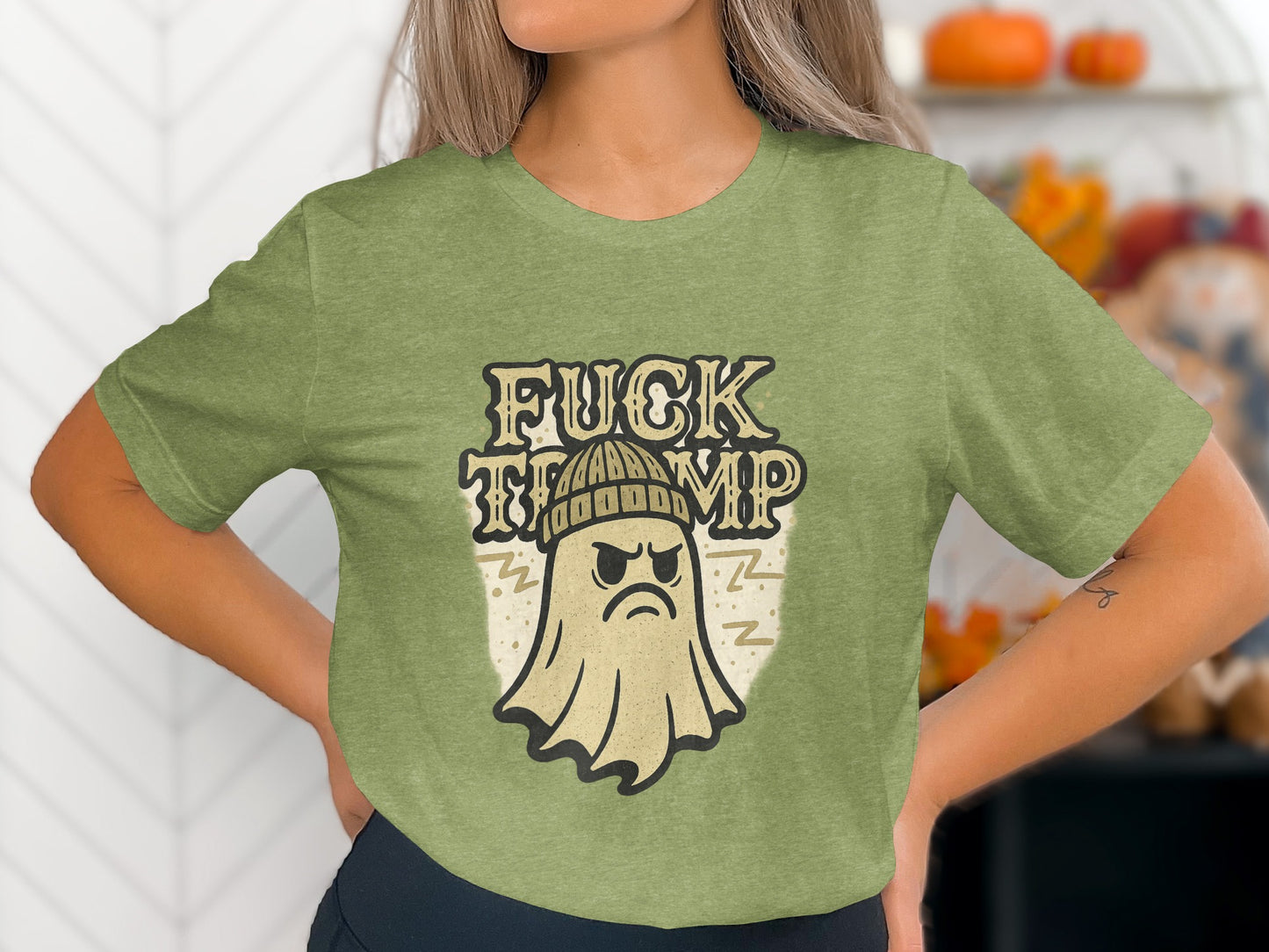 Angry Ghost Theme Graphic Tee product