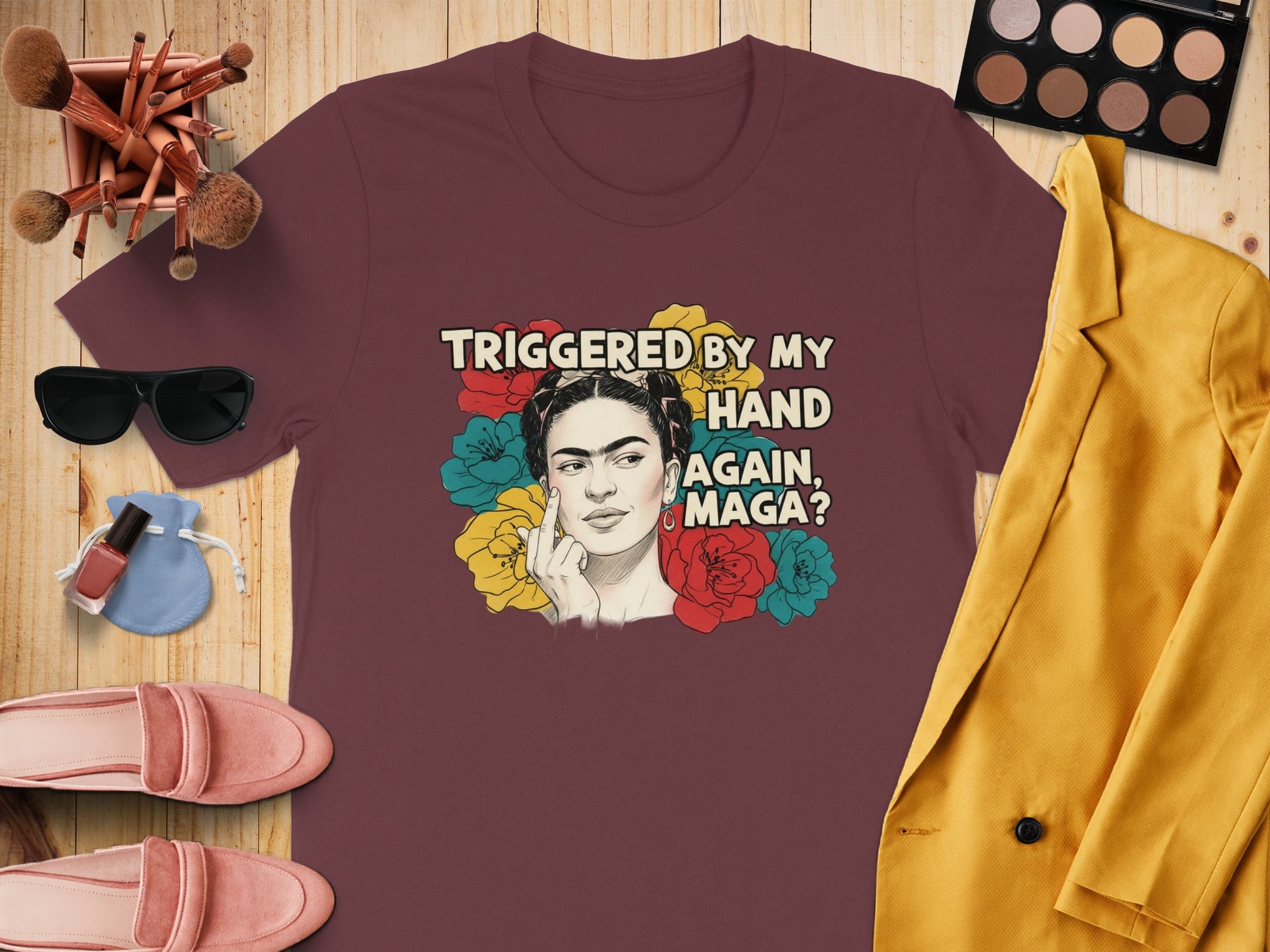 Triggered by My Hand Again Maga T-Shirt