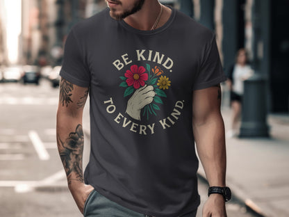 Be Kind to Every Kind Floral Graphic T-Shirt Product