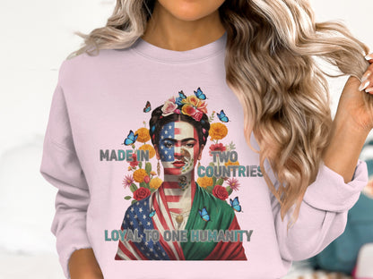 Made In Two Countries Loyal To One Humanity Shirt