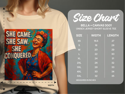 She Came She Saw She Conquered T-Shirt product