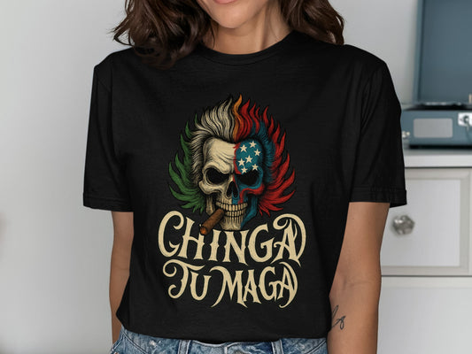 Bold Chinga Tu Maga Graphic Tee Shirt product