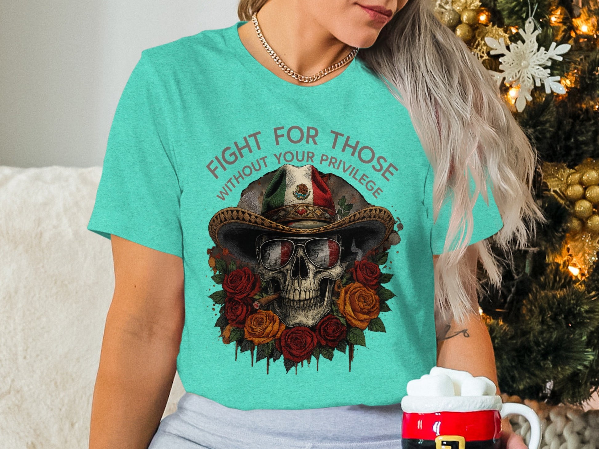 Fight For Those Without Your Privilege Skull product type