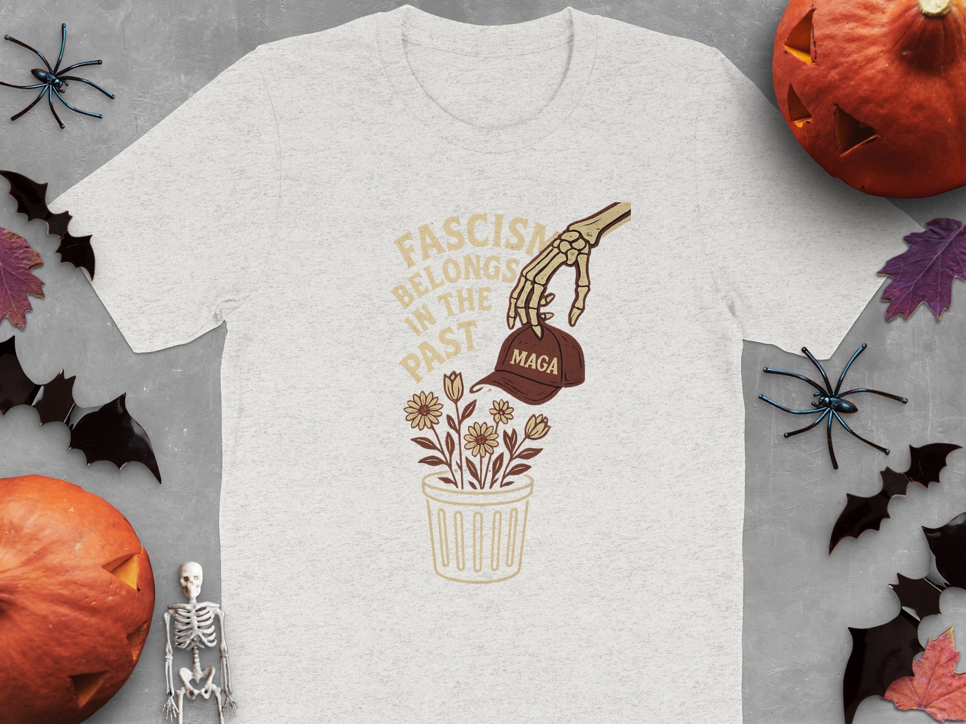 Fascism Belongs in the Past Graphic T Shirt product type