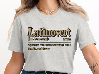 Latinovert Thrives In Hard Work Family Flavor T-shirt product