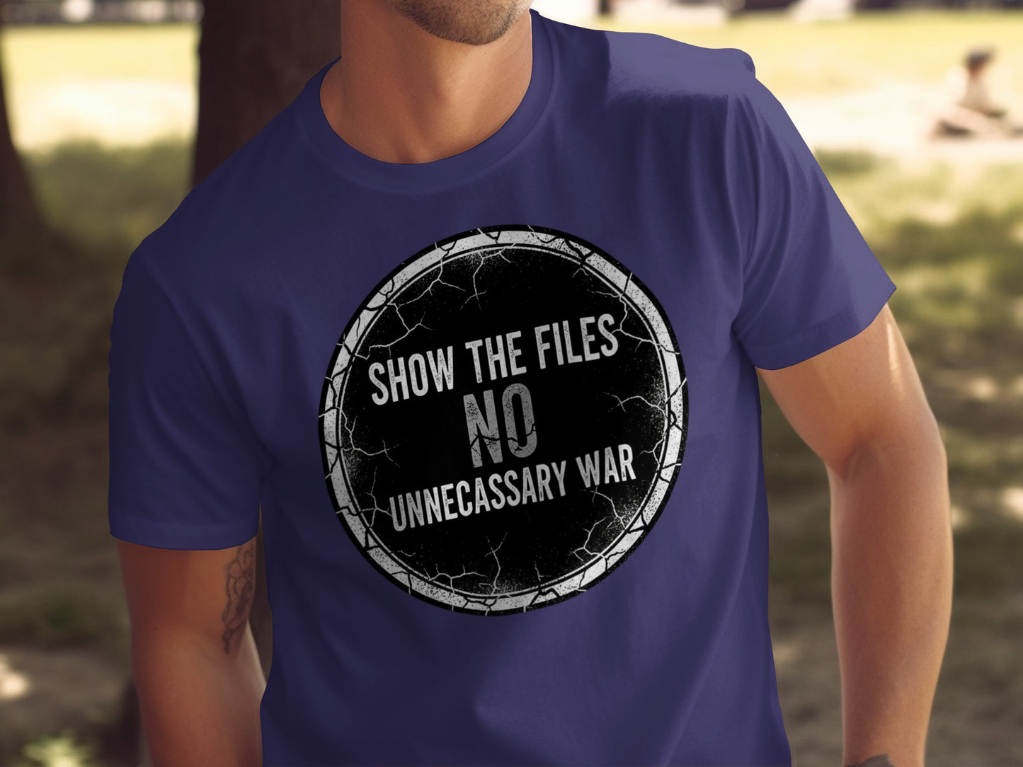 Show the Files No Unnecessary War T-Shirt