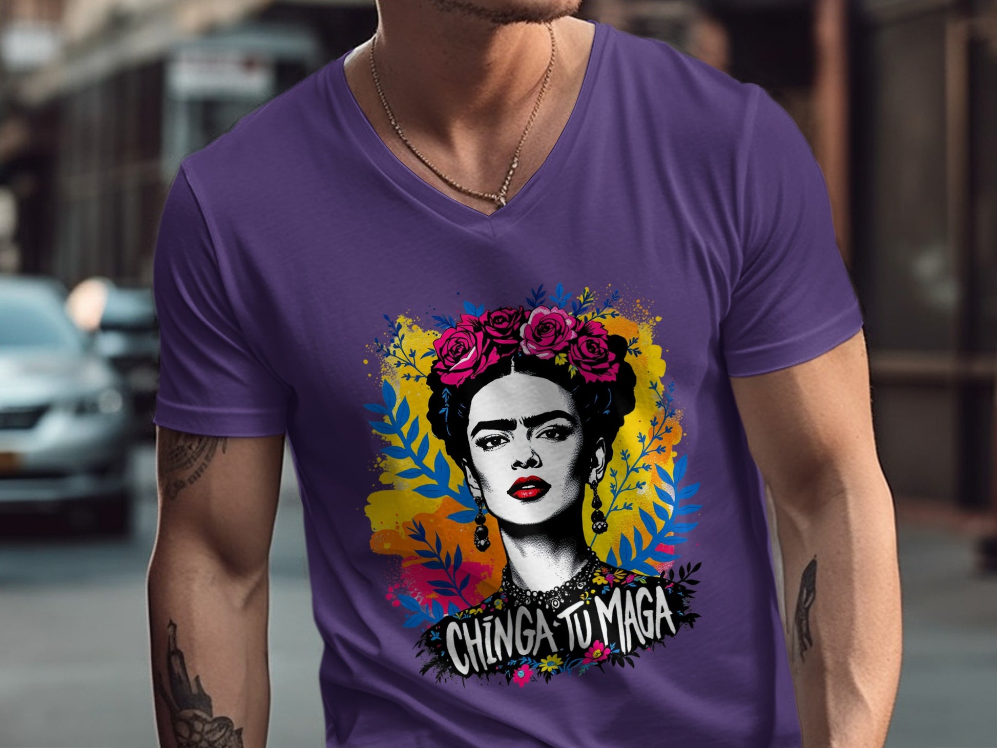 Chinga Tu Maga Frida Kahlo Graphic T-Shirt