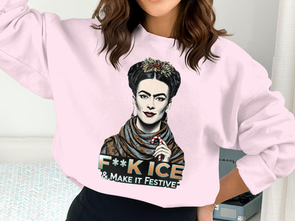 F**k Ice & Make It Festive Graphic sweatshirt