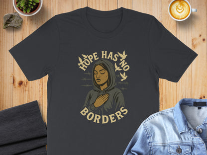 Inspirational Hope Has No Borders Graphic Tee product
