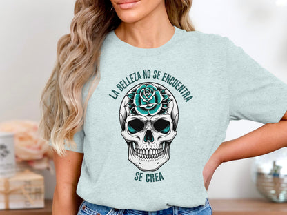 La Belleza No Se Encuentra Se Crea Skull Tee product