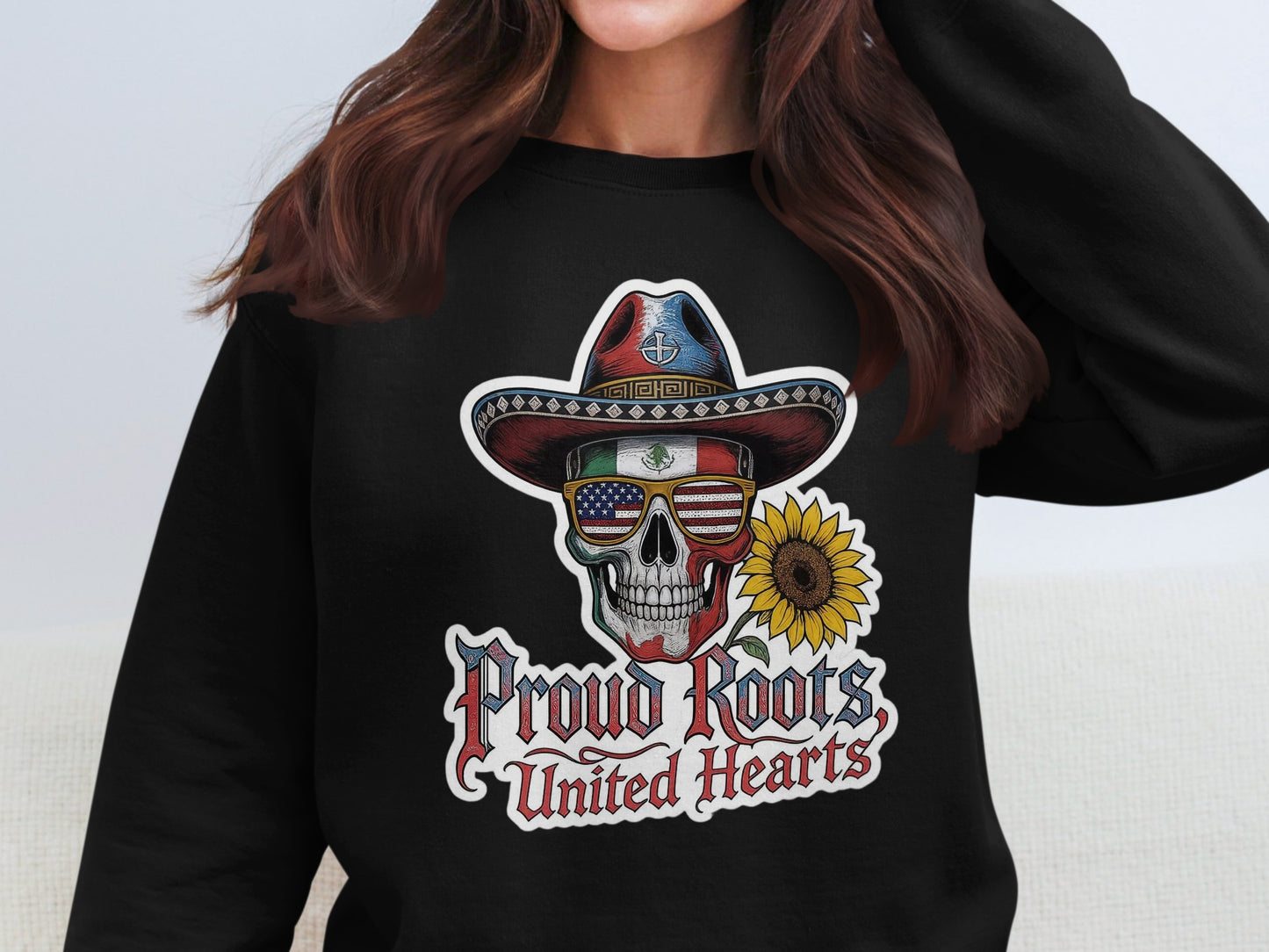 Proud Roots United Hearts Skull Sweatshirt product