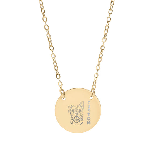 Create a Unique Custom Dog Face Personalized Necklace