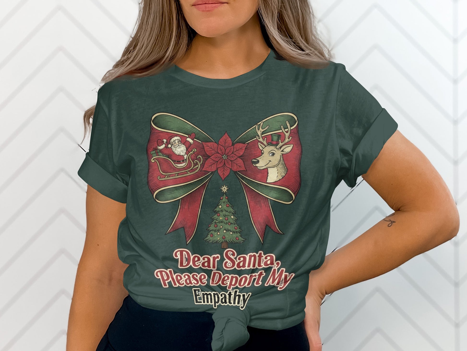 Dear Santa Please Deport My Empathy T-shirt