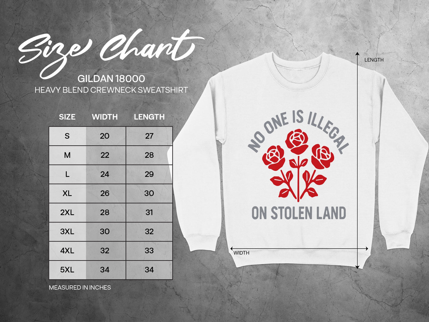 No One Is Illegal On Stolen Land Sweatshirt product type