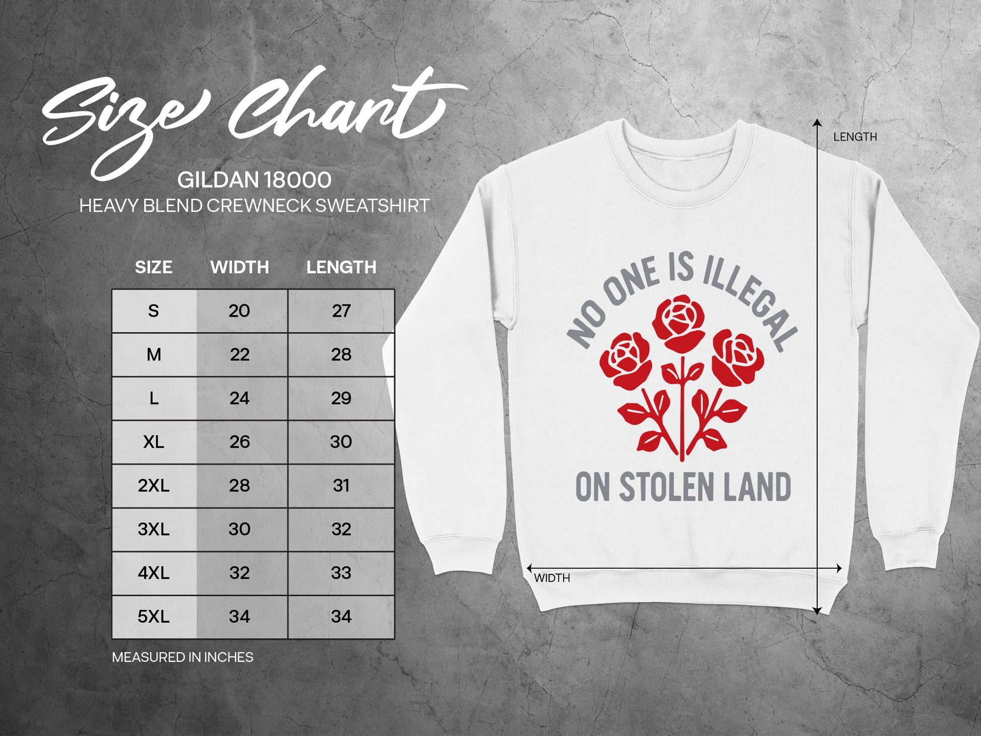 No One Is Illegal On Stolen Land Sweatshirt product type