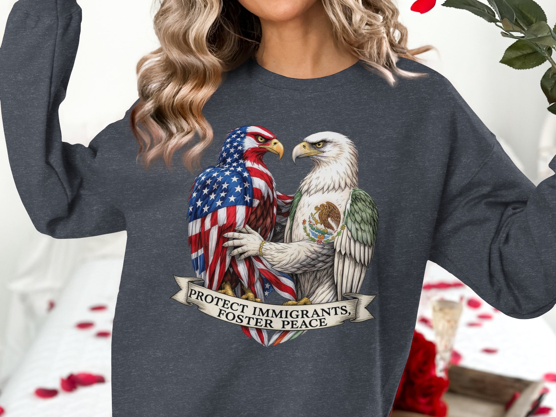 Protect Immigrants Foster Peace Sweatshirt product