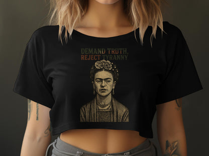 Demand Truth Reject Tyranny Women's Crop Top product