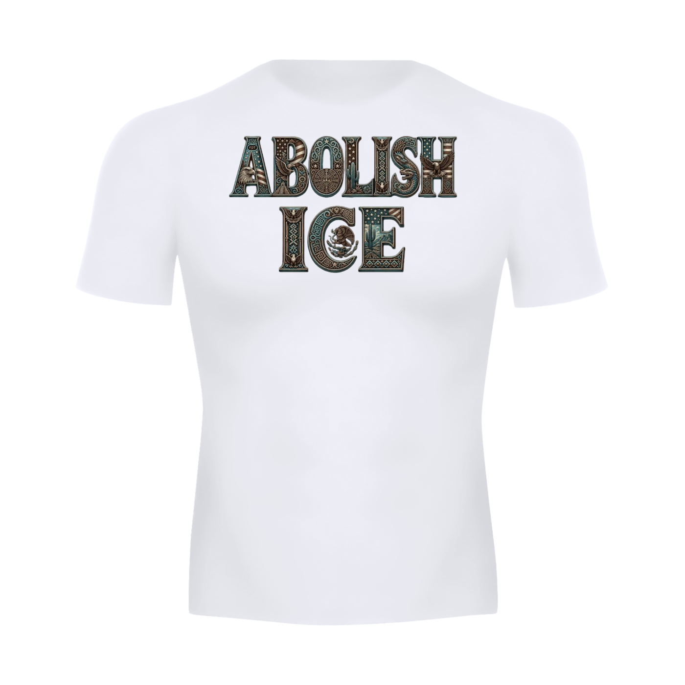 Abolish Ice & FDT Subtle Quality Performance Short Sleeve T-Shirt