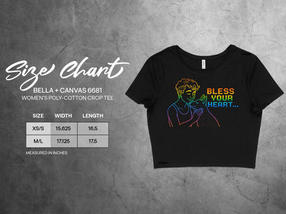 Bless Your Heart Graphic Crop Tee product