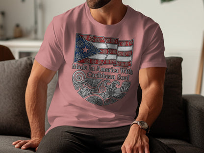 Made In America With Caribbean Soul T-shirt