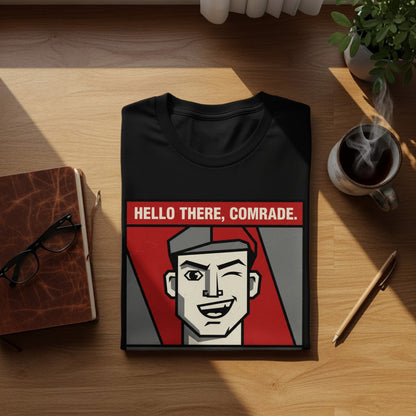 Hello There Comrade Statement Graphic Shirt