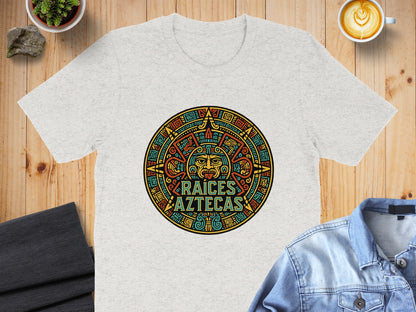 Raíces Aztecas Colorful Design Graphic T-Shirt product type