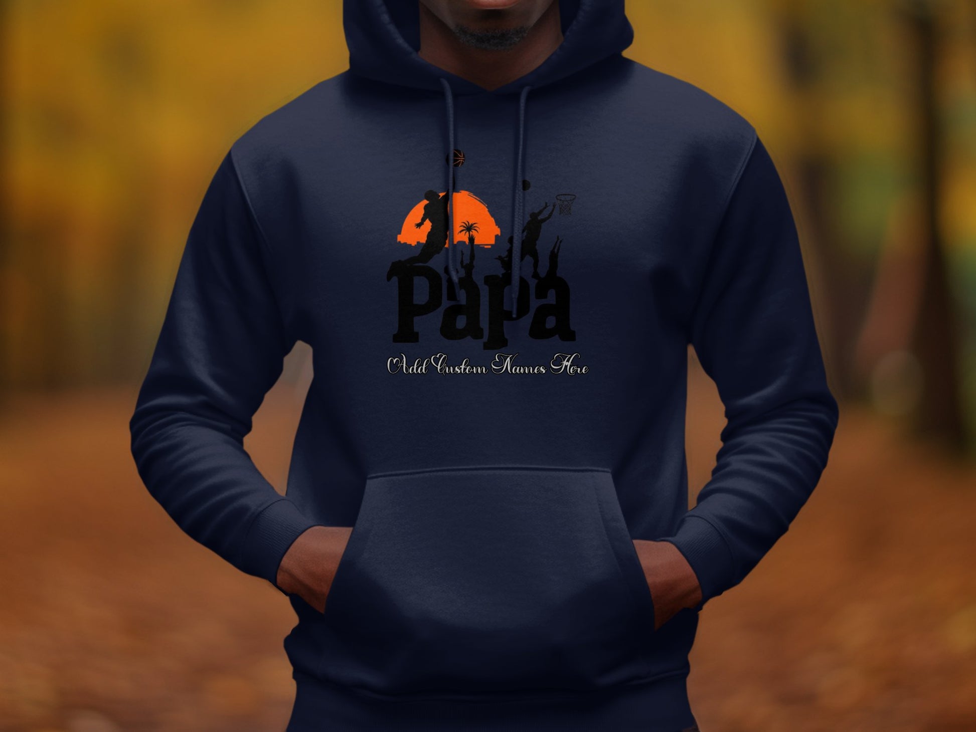 Wild Nature Scenes Papa Hooded Sweatshirt product