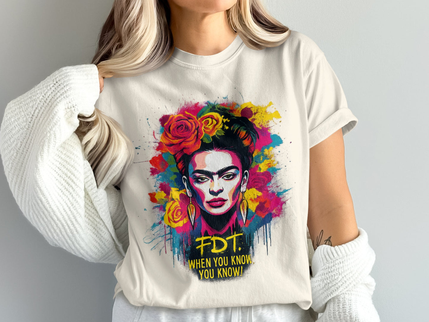 Vibrant Artistic FDT Graphic Tee Shirt product type