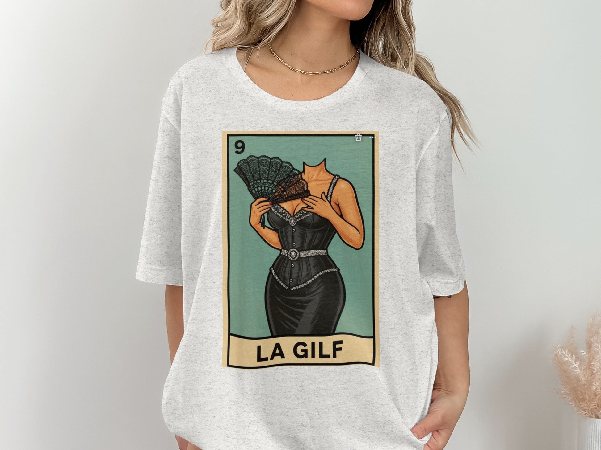 Unique LA GILF Graphic Teeshirt Fashion Statement product type