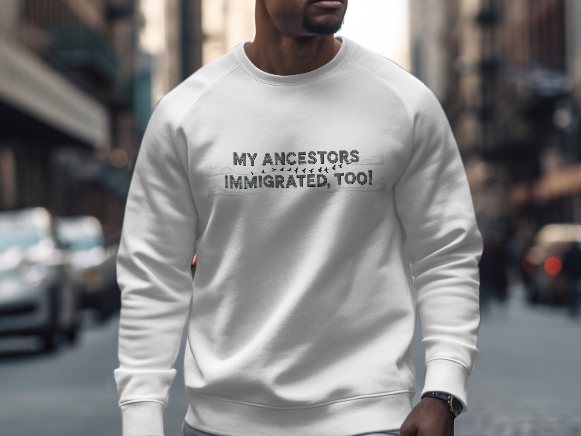 My Ancestors Immigrated Too Sweatshirt product