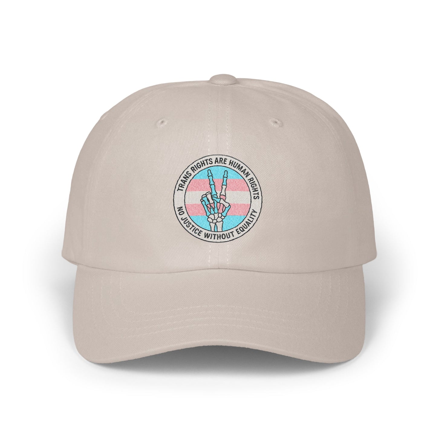 Trans Rights Are Human Rights Embroidered Cap product