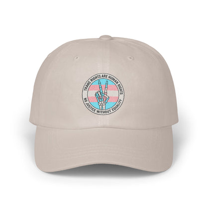 Trans Rights Are Human Rights Embroidered Cap product