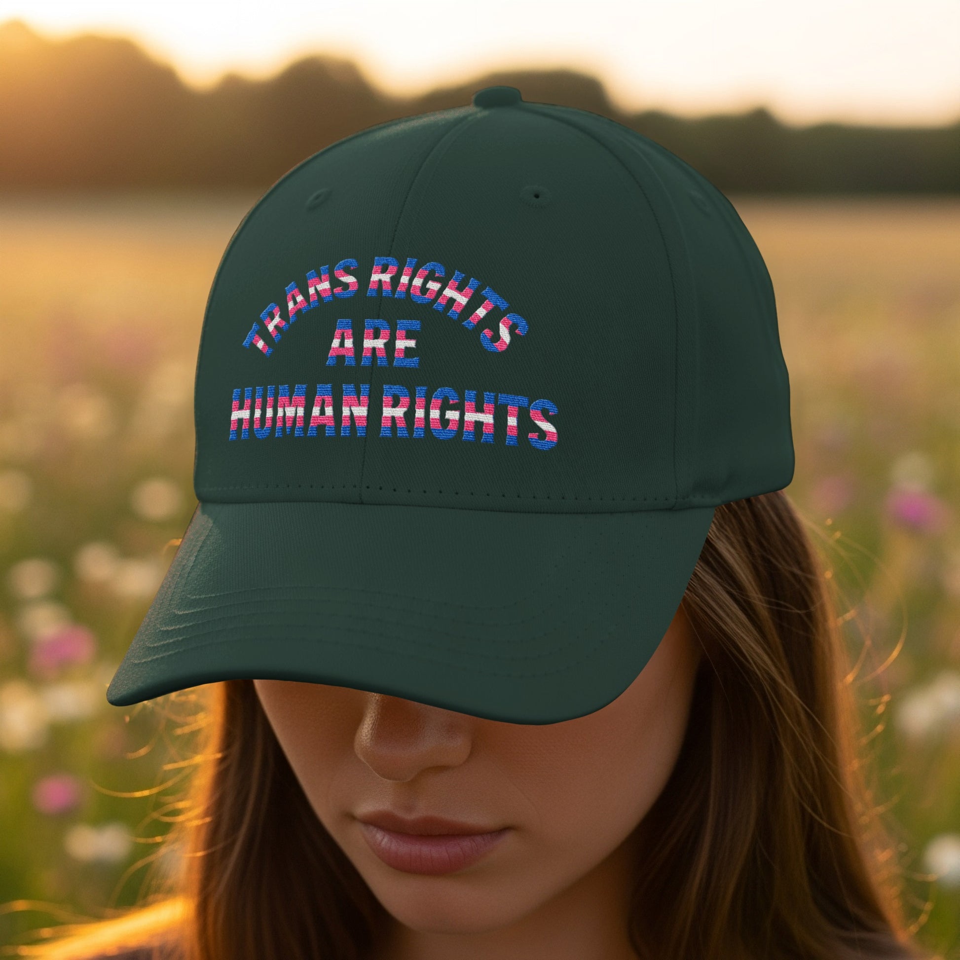 Trans Rights Are Human Rights Baseball Cap product