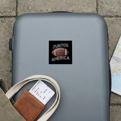 Juntos Somos America Football Sticker Product