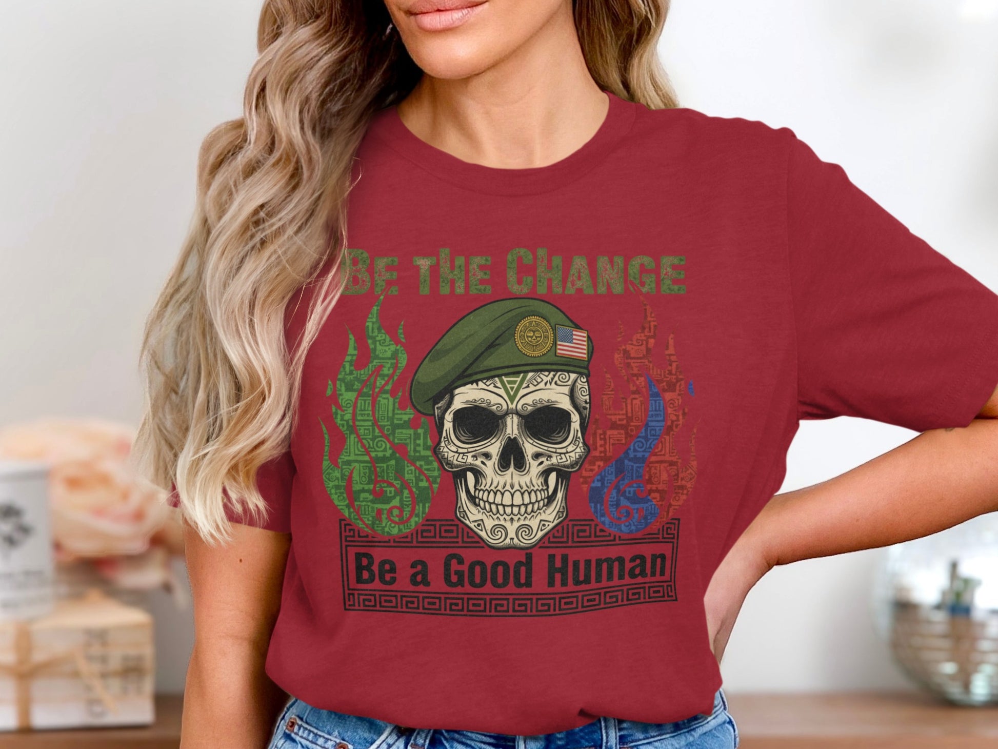 Be the Change Be a Good Human Inspirational Shirt