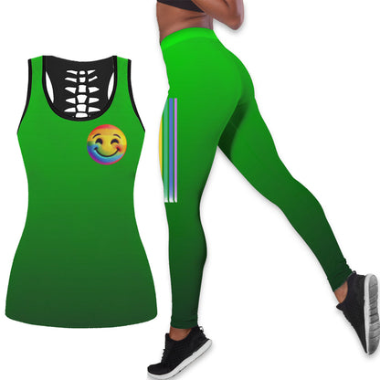 AOP Women's Hollow Tank Set