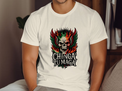 Chinga Tu Maga Skull Design Artistic Fashion Product Type