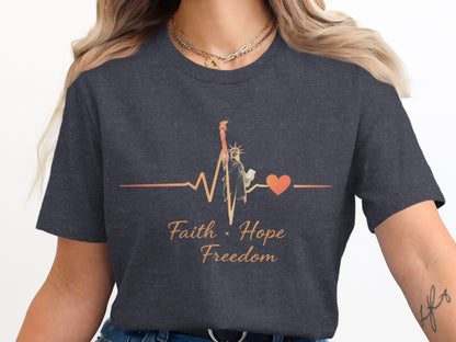 Faith Hope Freedom Graphic T-Shirt product type