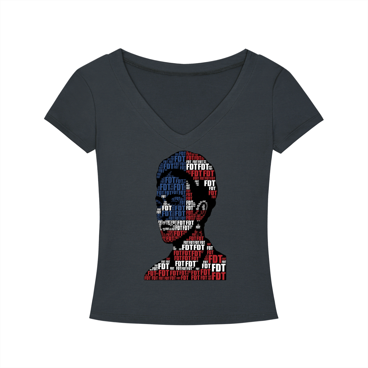 FDT Frida Tee Tencel Slim Fit V-Neck T-Shirt