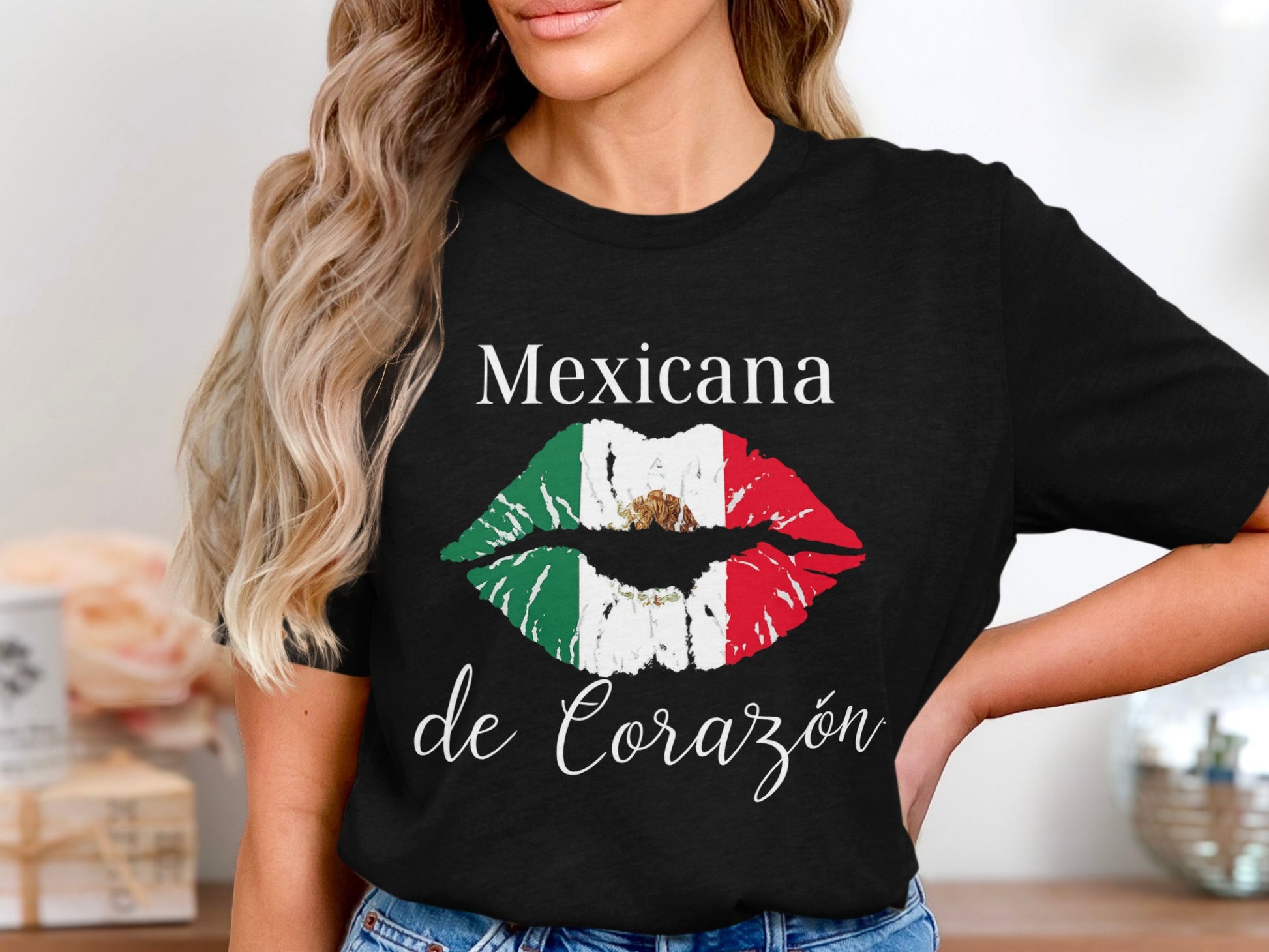 Mexicana de Corazón Graphic Tee Shirt product type