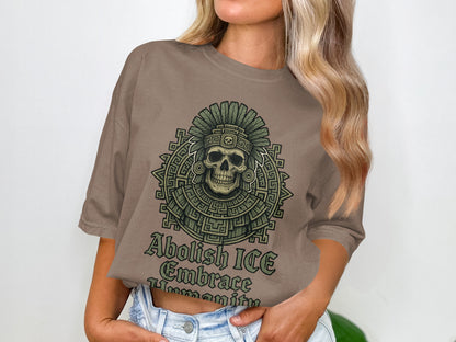 Abolish ICE Embrace Humanity Graphic Tee product
