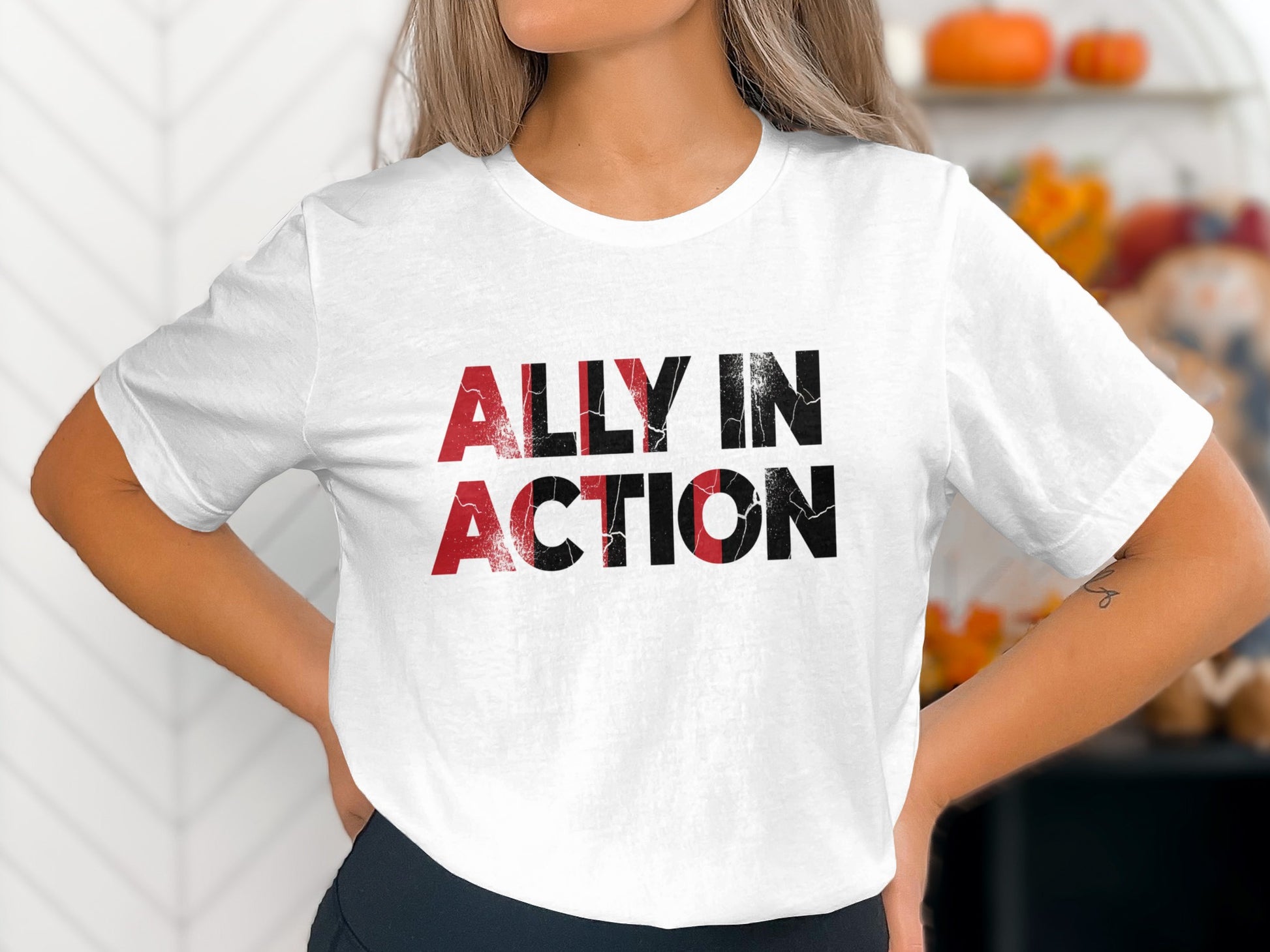 Ally in Action Empowerment Message Shirt