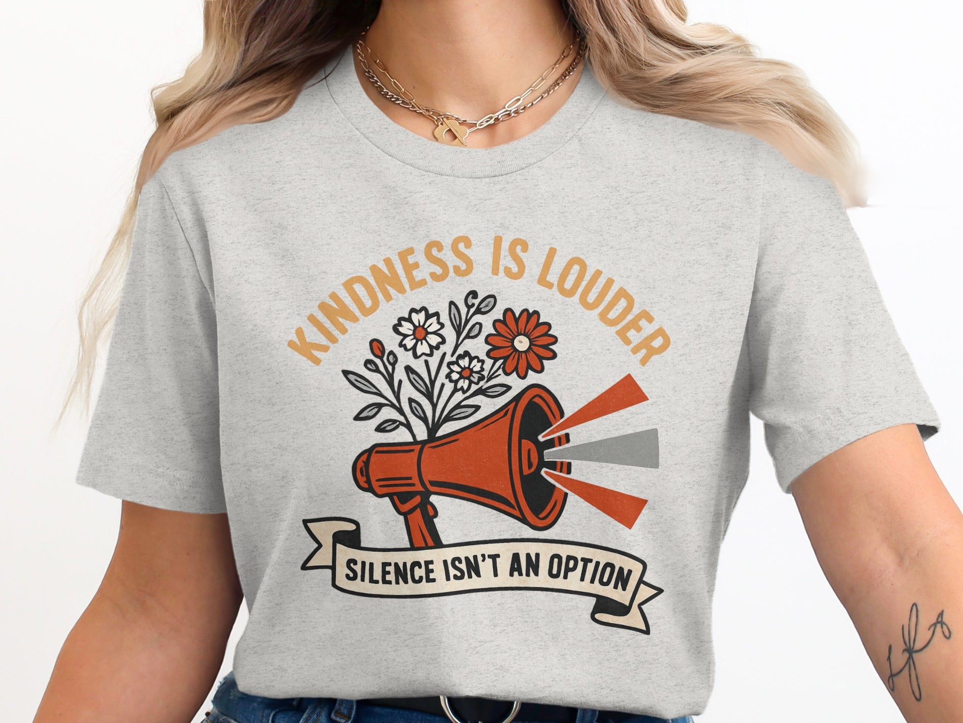 Kindness Is Louder Silence Isn't an Option product type
