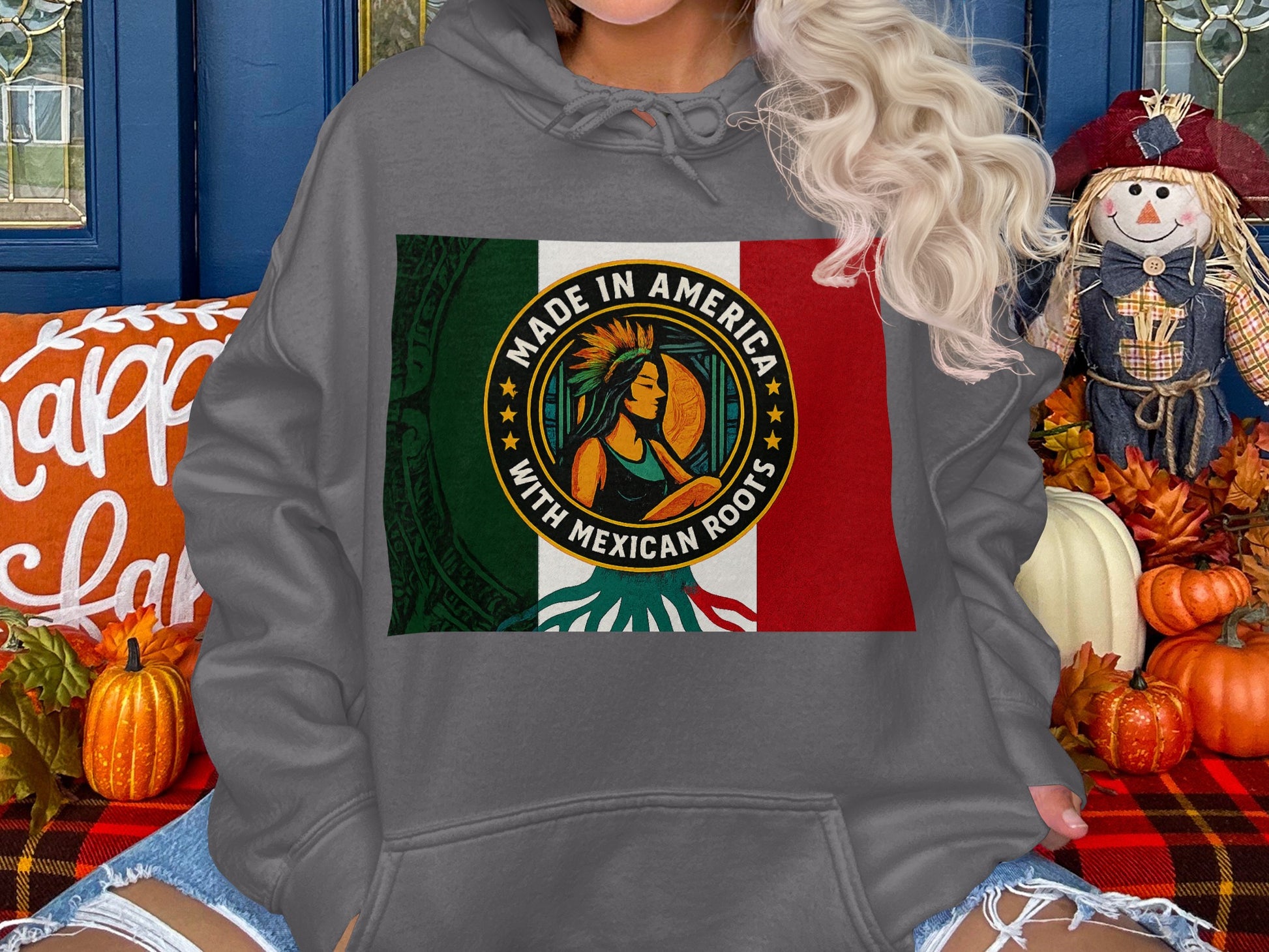 Made in America With Mexican Roots Hoodie product type