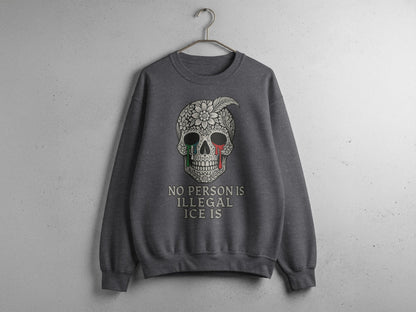 Skull Design Statement Sweatshirt Unique Apparel