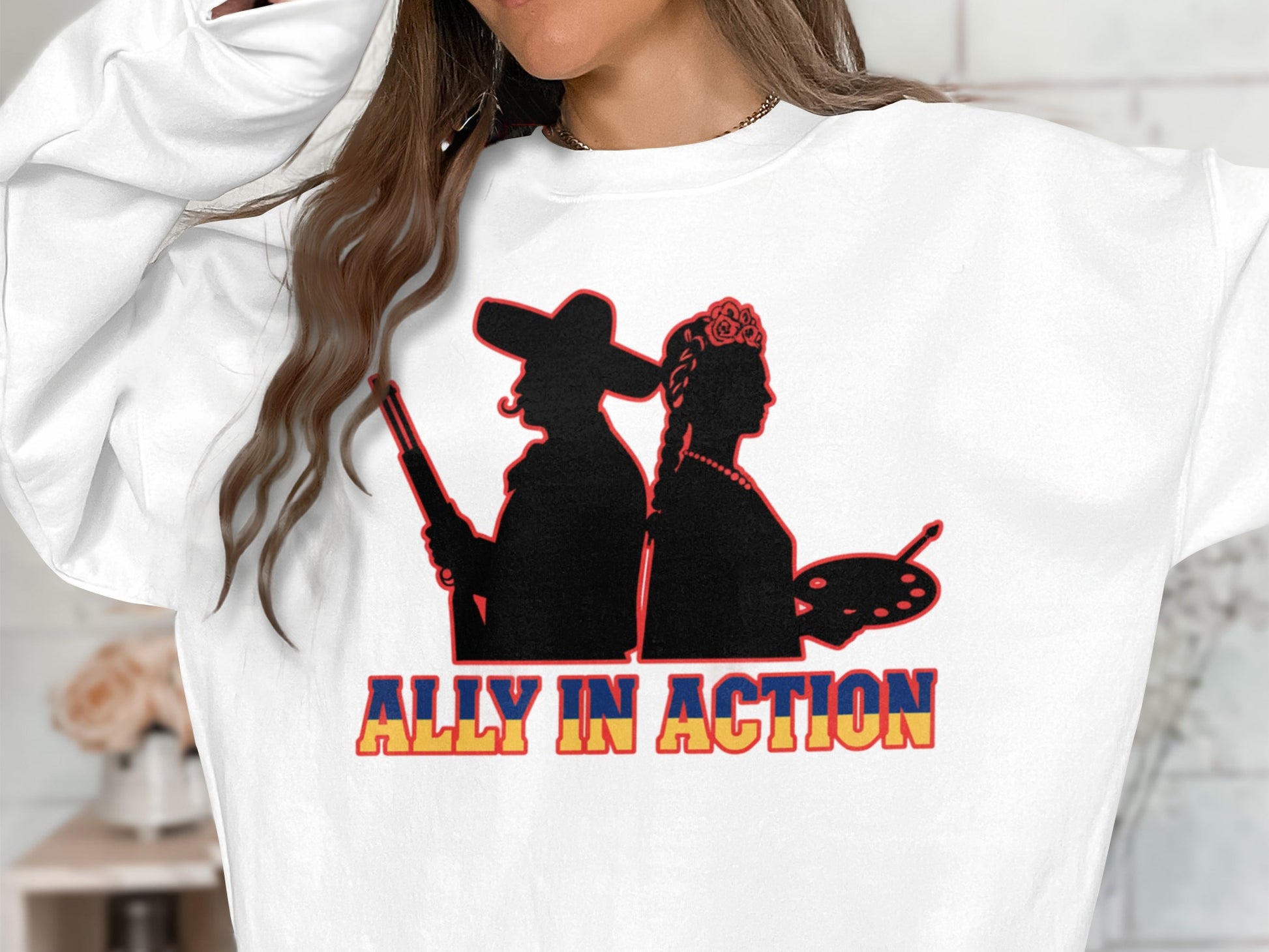 Ally in Action Graphic Sweatshirt Product